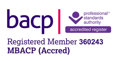 Terry Balby registered member of BACP